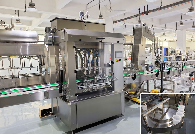 四川辣椒酱灌装机实拍图